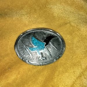 Turquoise Eagle Belt Buckle